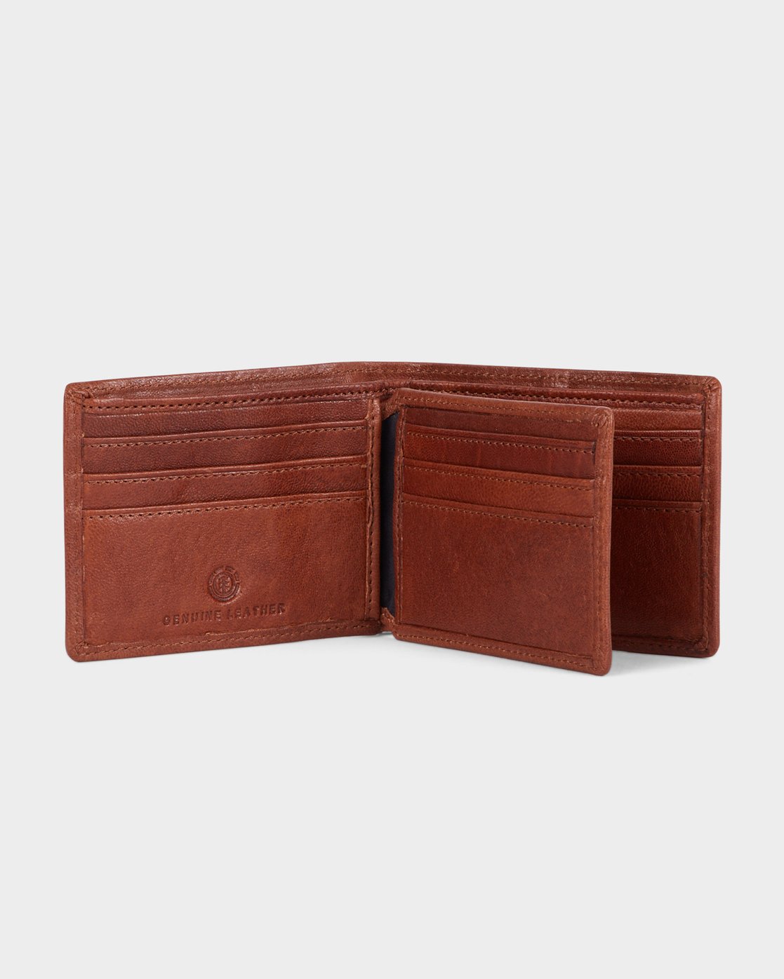 Element Men/'s Mode Leather Wallet Brown