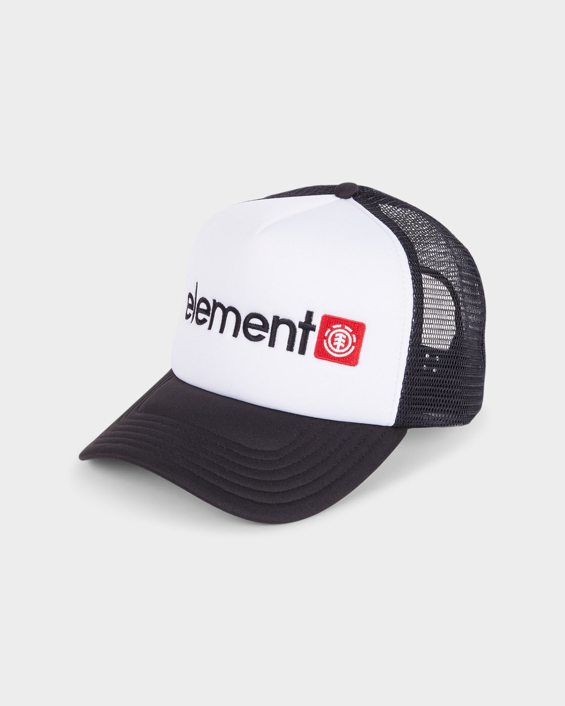 2 Horizontal Trucker Cap White 183608 Element