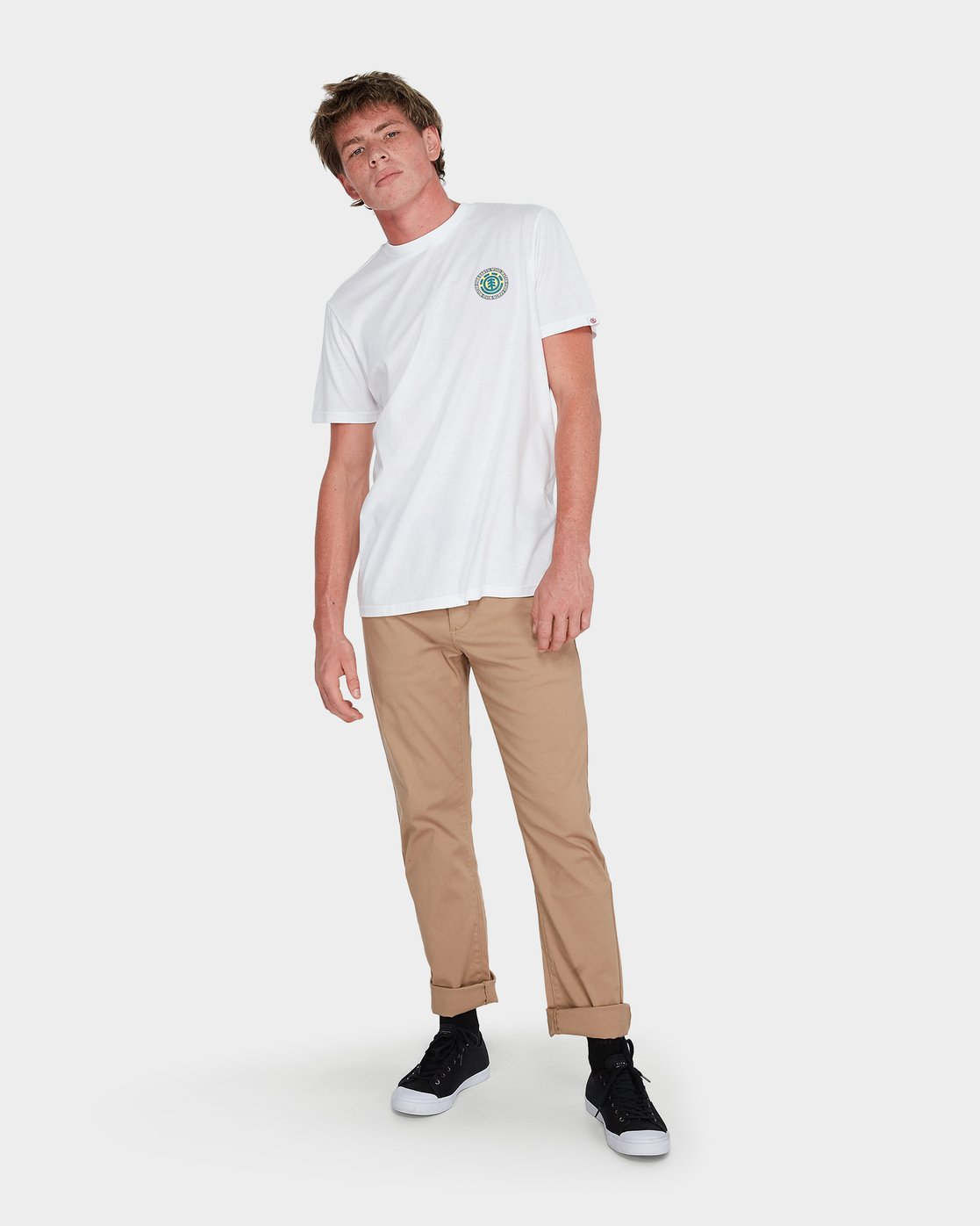 3 Seal Back Short SleeveTee White 184014 Element