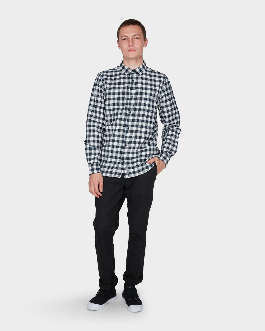 0 GOODWIN LS SHIRT Blue 196211 Element
