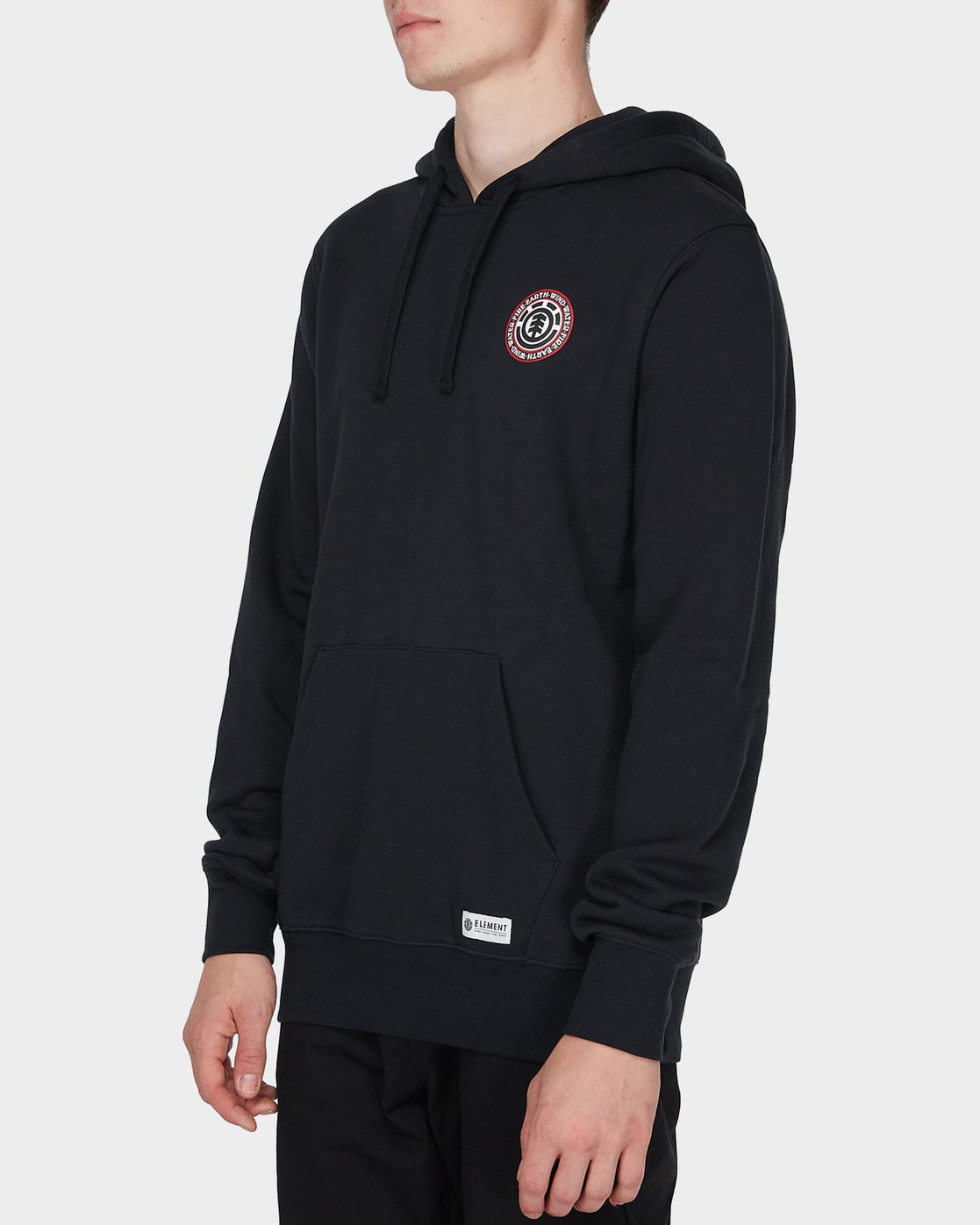 1 Seal Back Hoodie Black 196325 Element