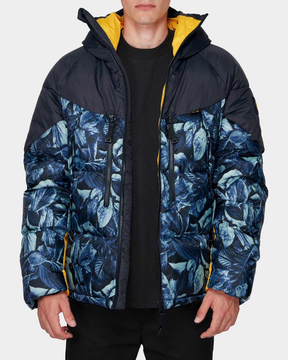 0 GRIFFIN HEAVY DOWN PUFFA JACKET Black 196465 Element