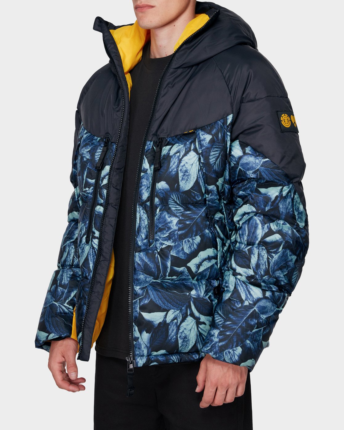 3 GRIFFIN HEAVY DOWN PUFFA JACKET Black 196465 Element