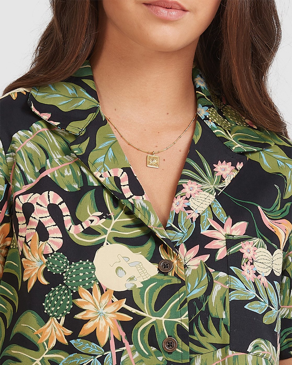 2 So Tropical Shirt Black 205214 Element