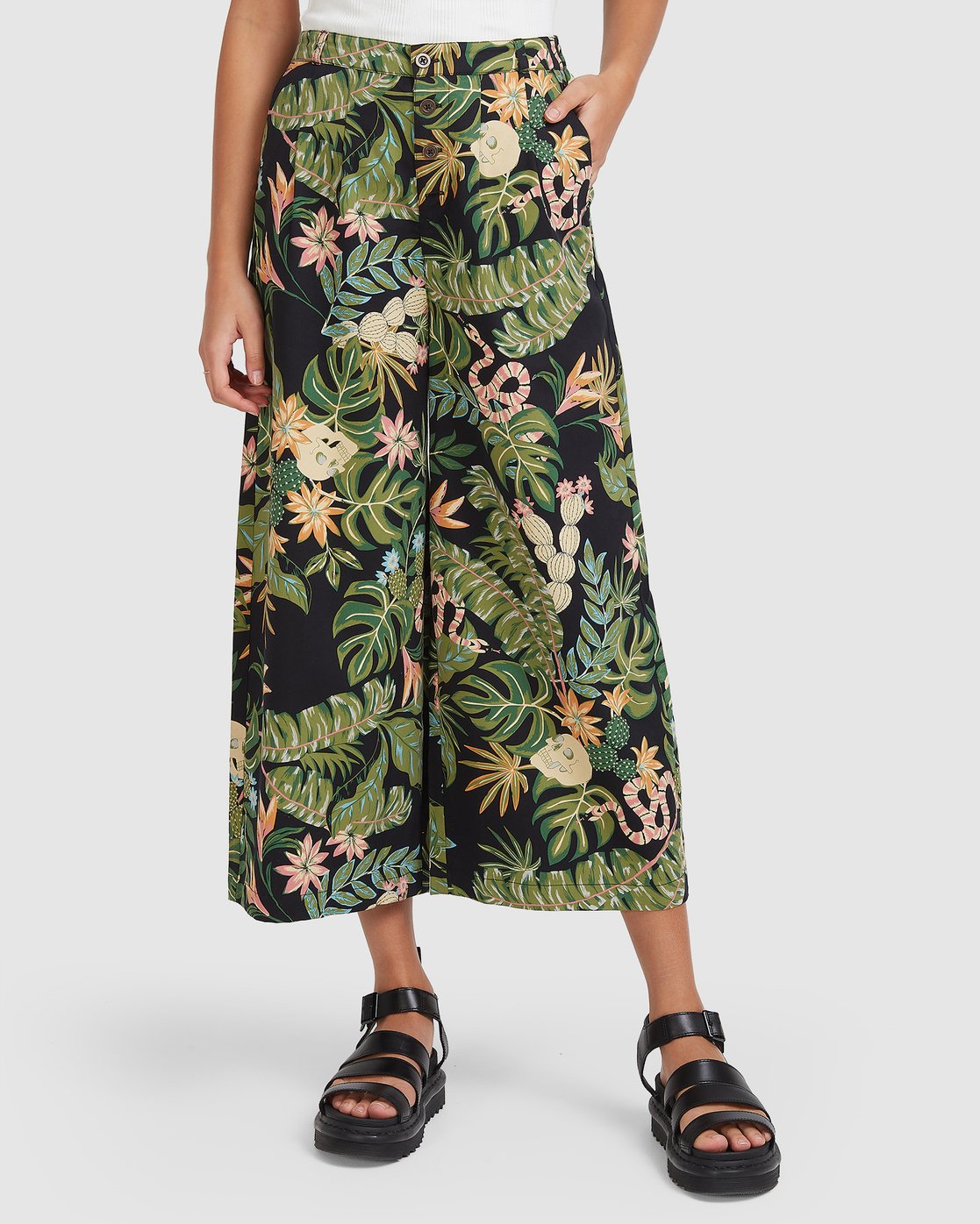 0 So Tropical Pant Black 205263 Element