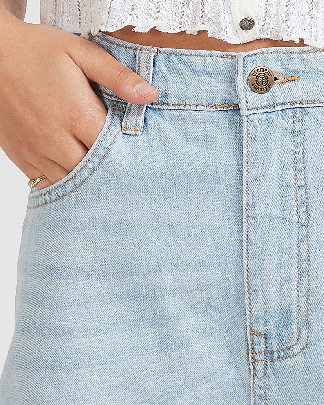 3 Piera Short Blue 205352 Element