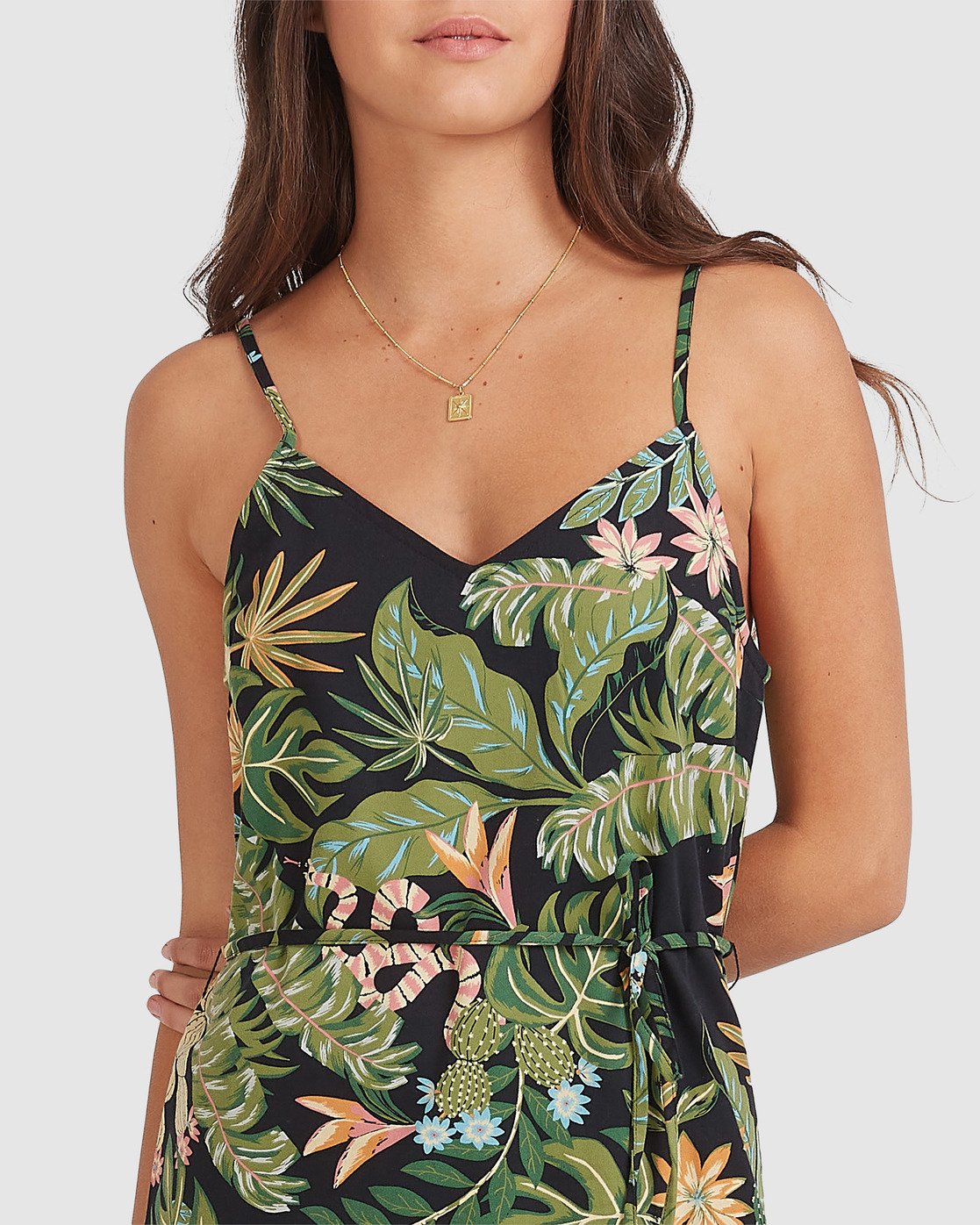 1 So Tropical Dress Black 205869 Element