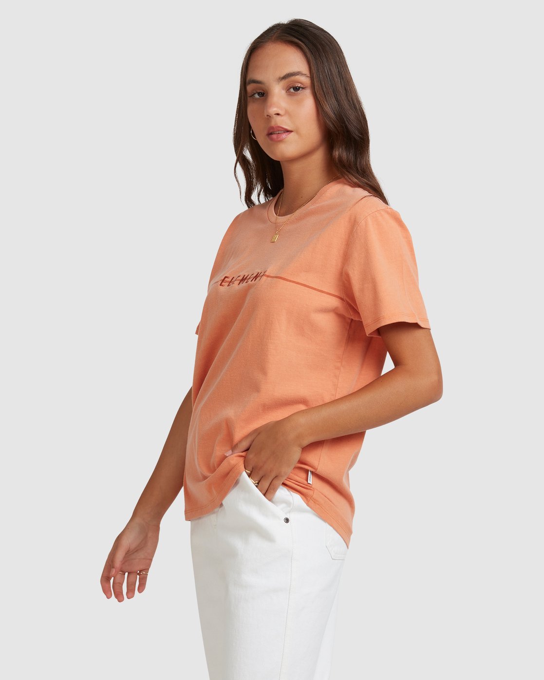 2 LANE TEE Orange 217004 Element