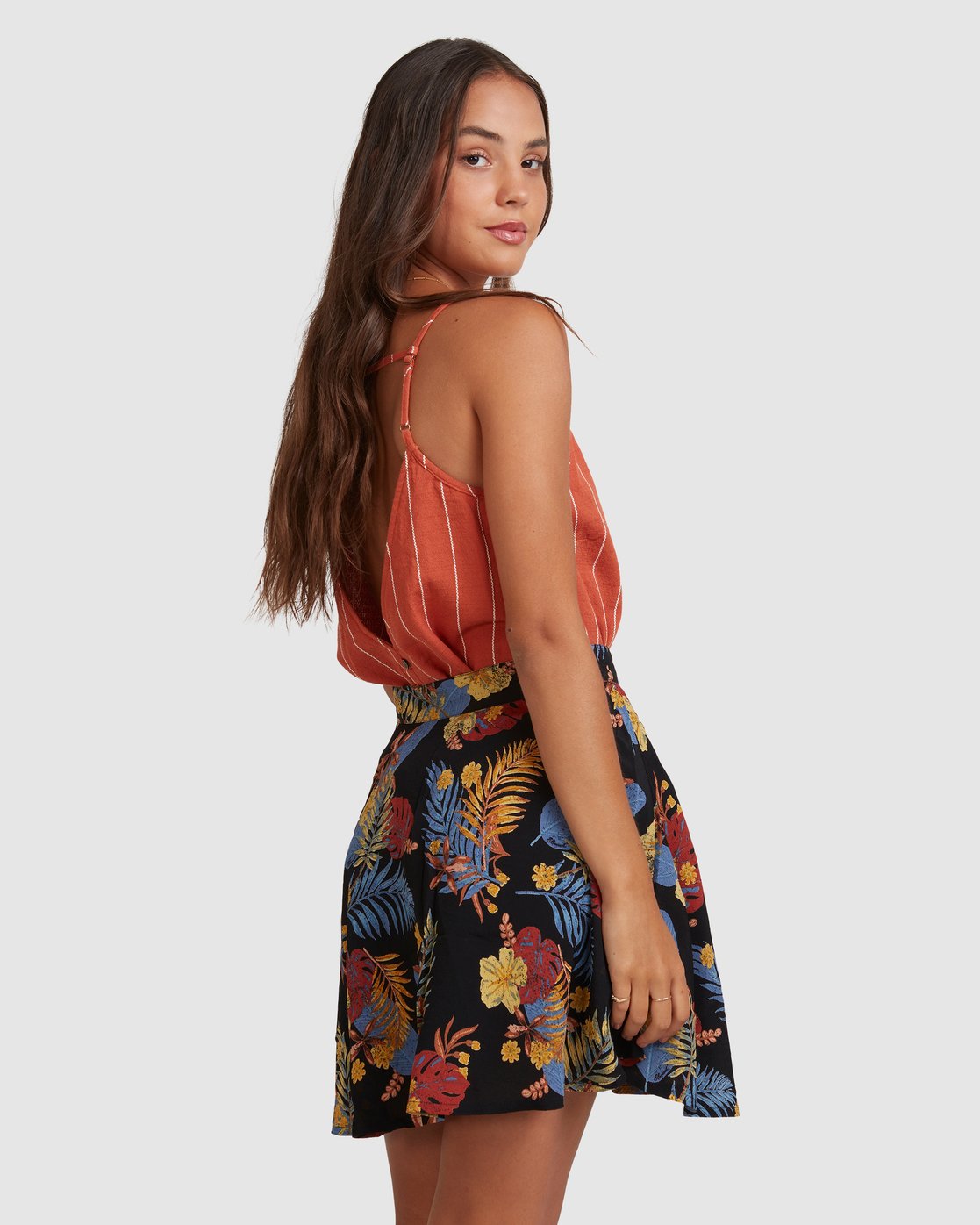 2 Amelie Tropical Skirt Black 217851 Element