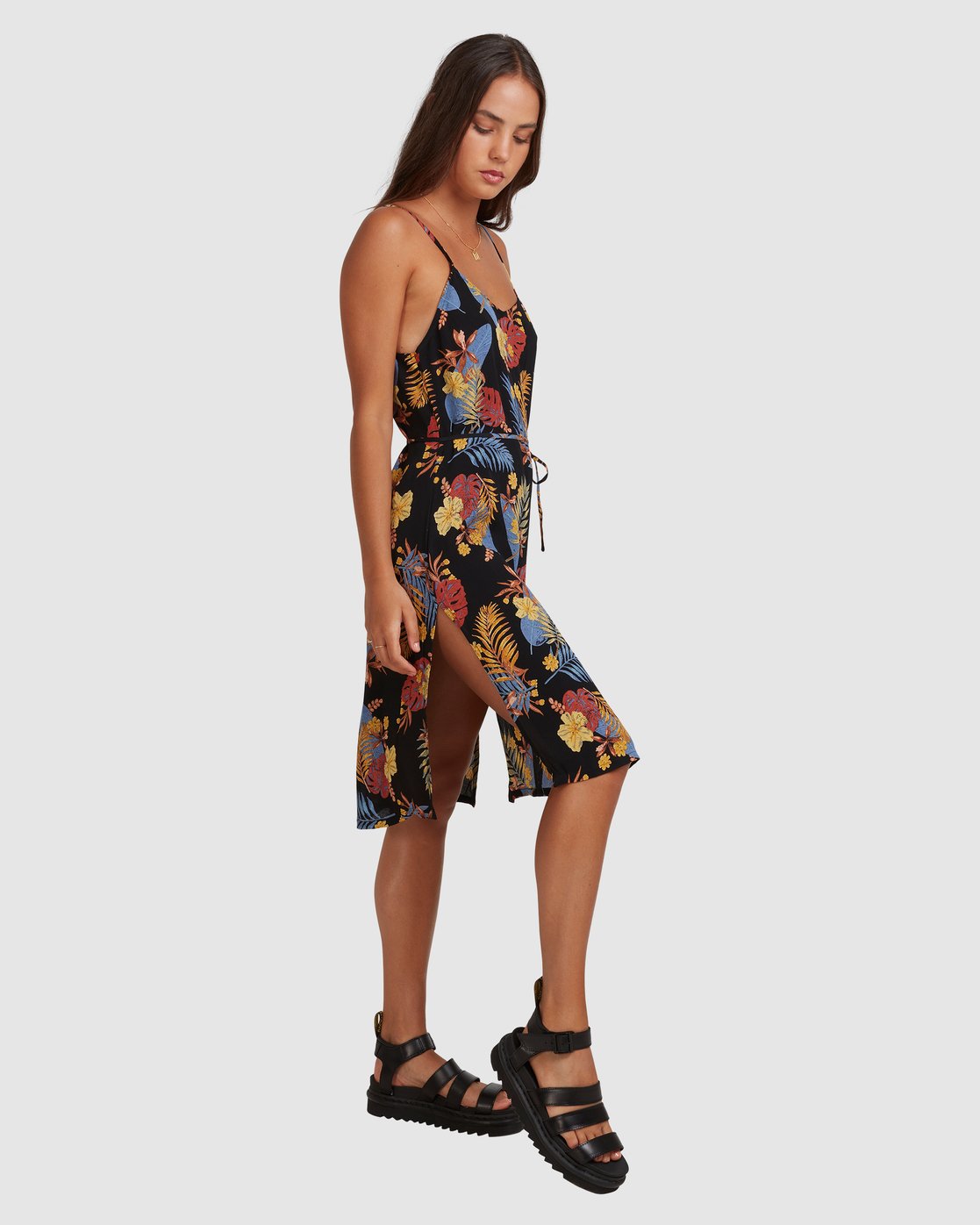 3 Amelie Tropical Dress Black 217861 Element