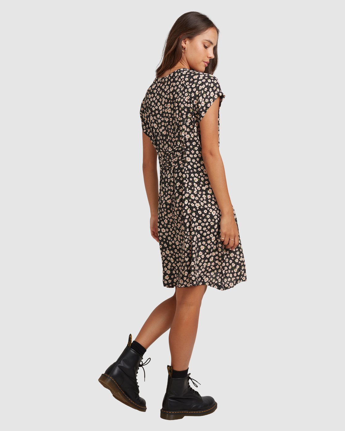 2 DITSY DRESS Black 217866 Element