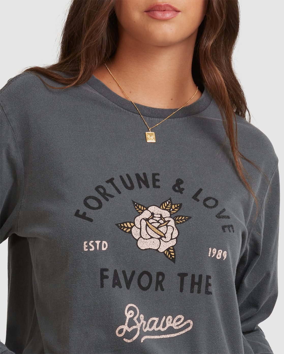 4 Brave Long Sleeve Tee Black 217879 Element