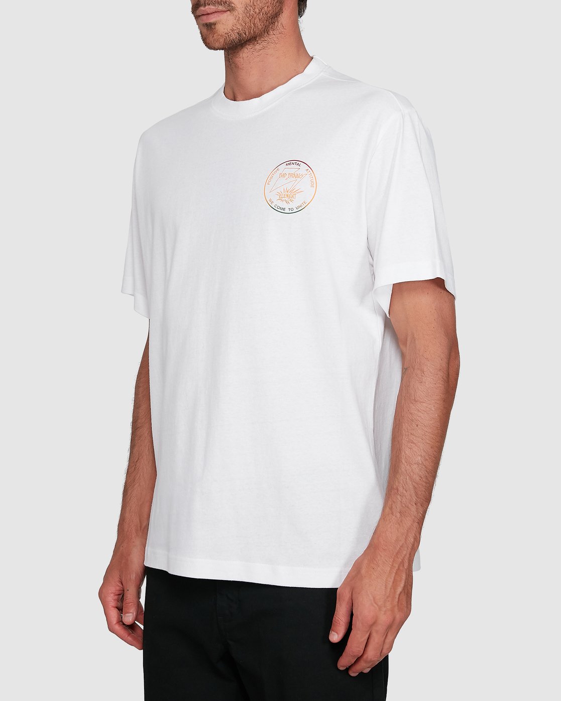 2 PMA FADE SHORT SLEEVE TT White 502007 Element