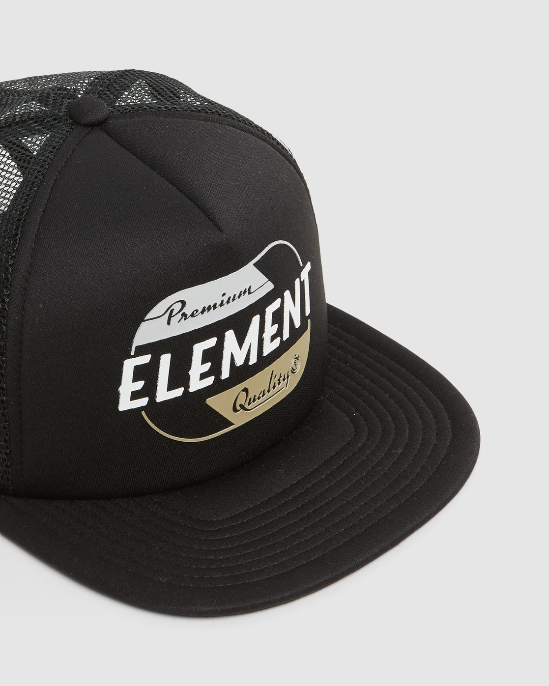 4 DEPOT TRUCKER CAP Black 502603 Element