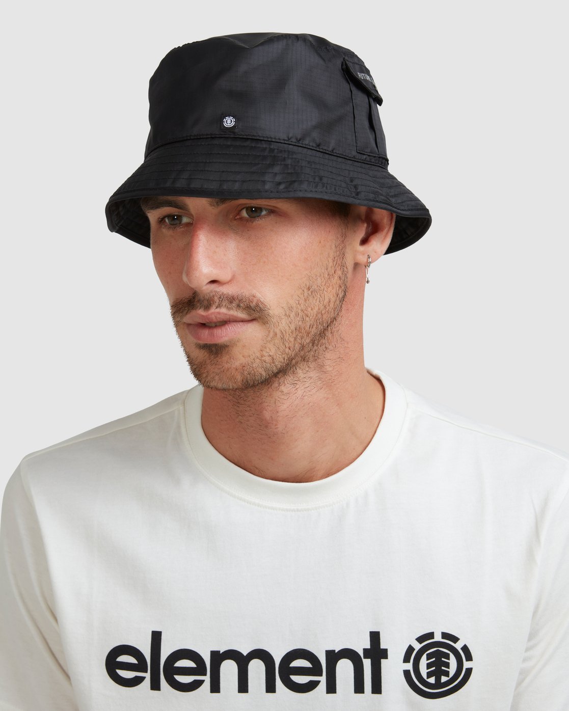 5 STAPLE LIGHTWEIGHT BUCKET HAT Black G517602 Element