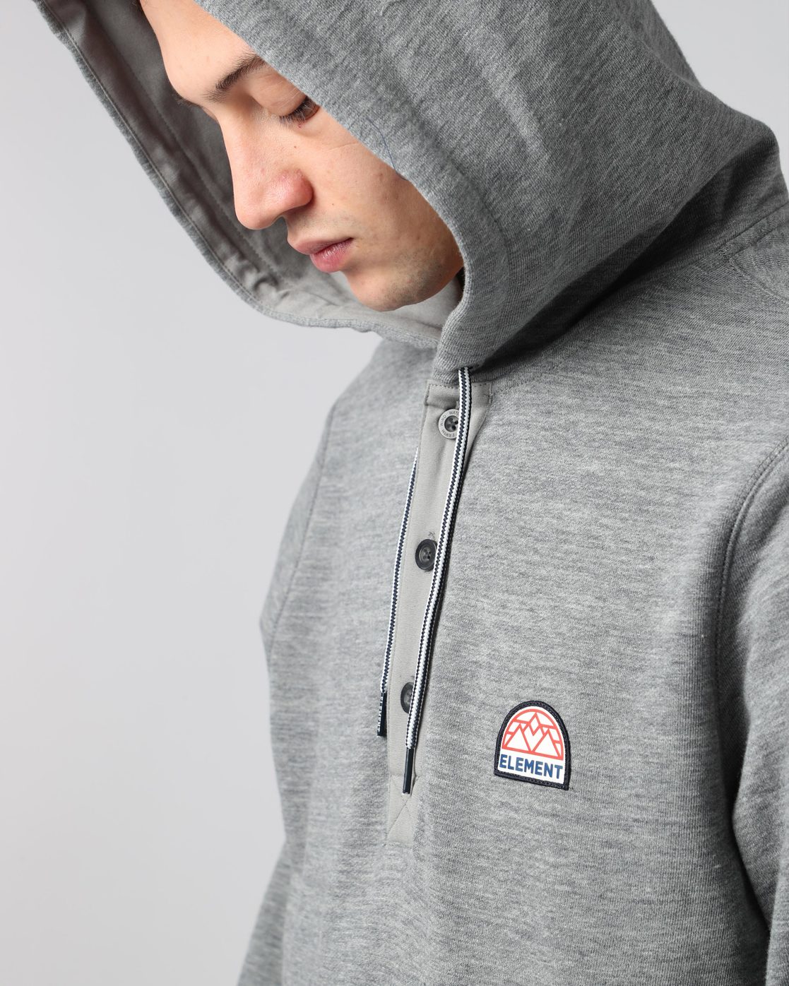 2 Highland Henley - Fashion Fleece for Men  H1FLB5ELP8 Element