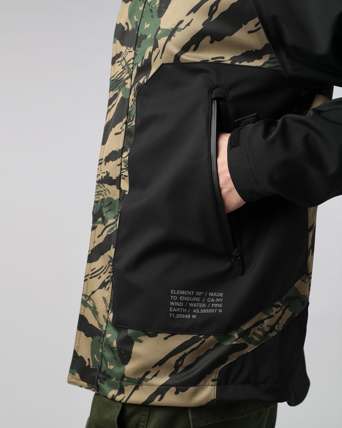 4 Almo - Jacket for Men Black H1JKC1ELP8 Element