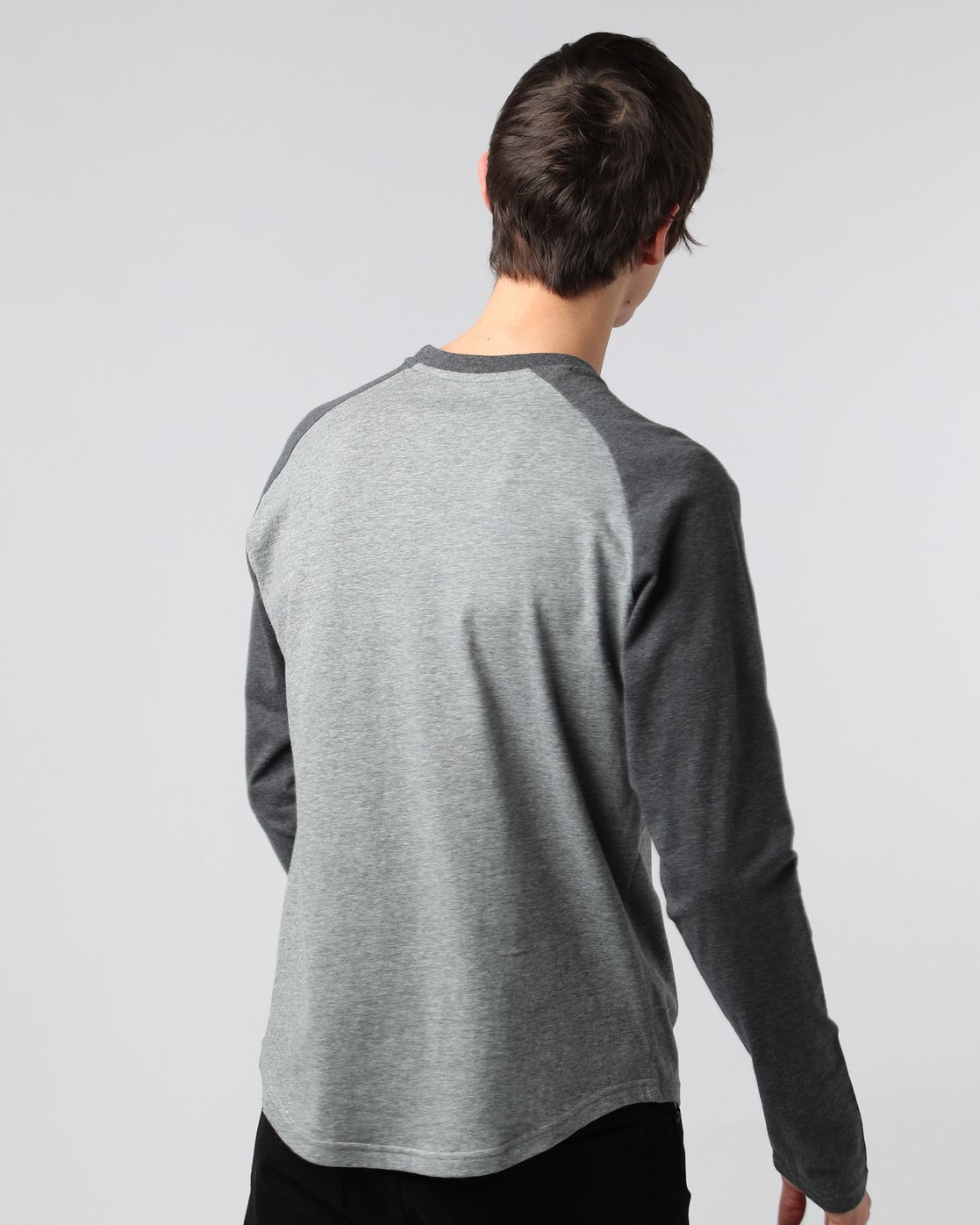 2 Vertical Raglan Qtr - Tee Shirt for Men  H1LSA3ELP8 Element