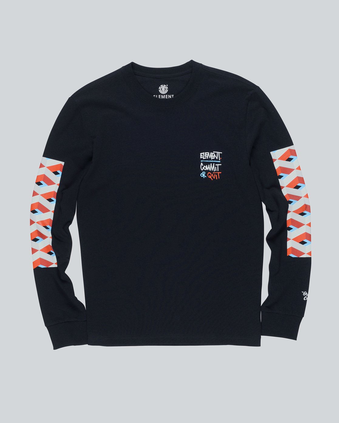 3 Commit Ls Tee - Tee Shirt for Men  H1LSB4ELP8 Element