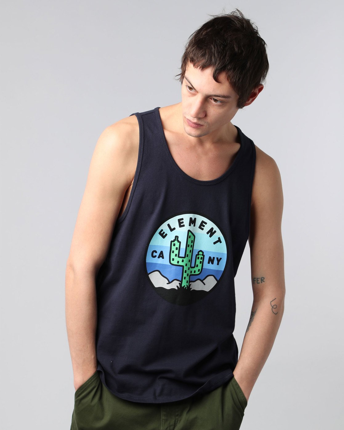 0 Sting Tank - Tee Shirt for Men  H1SGA4ELP8 Element