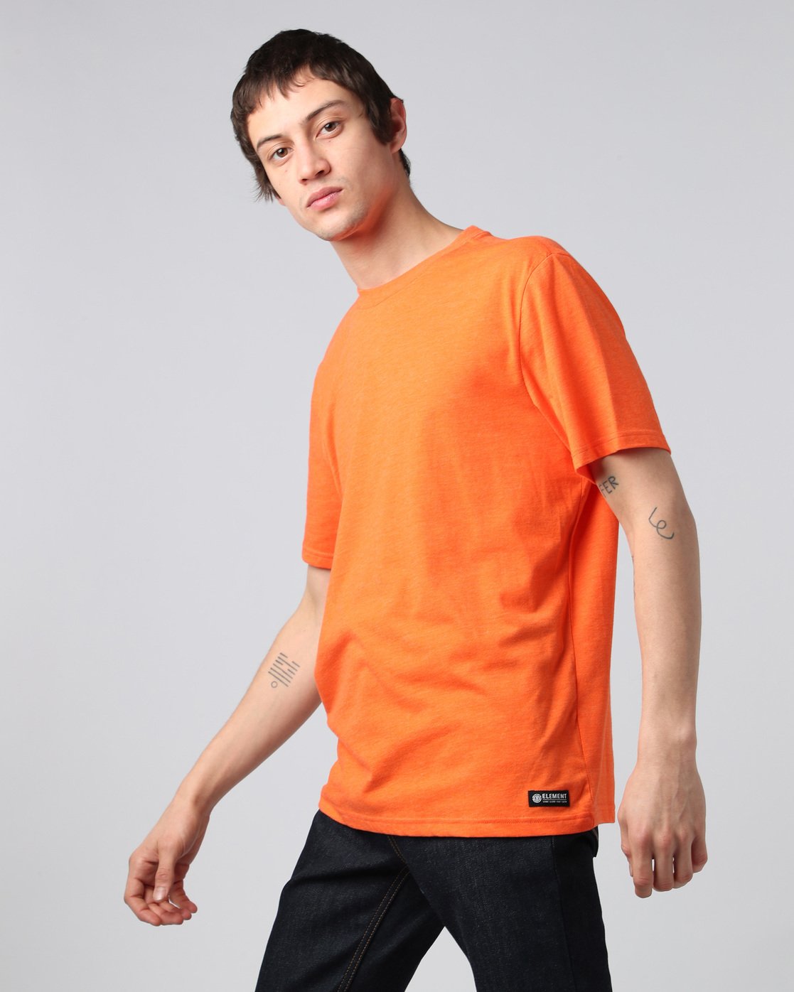 0 Basic Crew Ss - Tee Shirt for Men  H1SSA1ELP8 Element