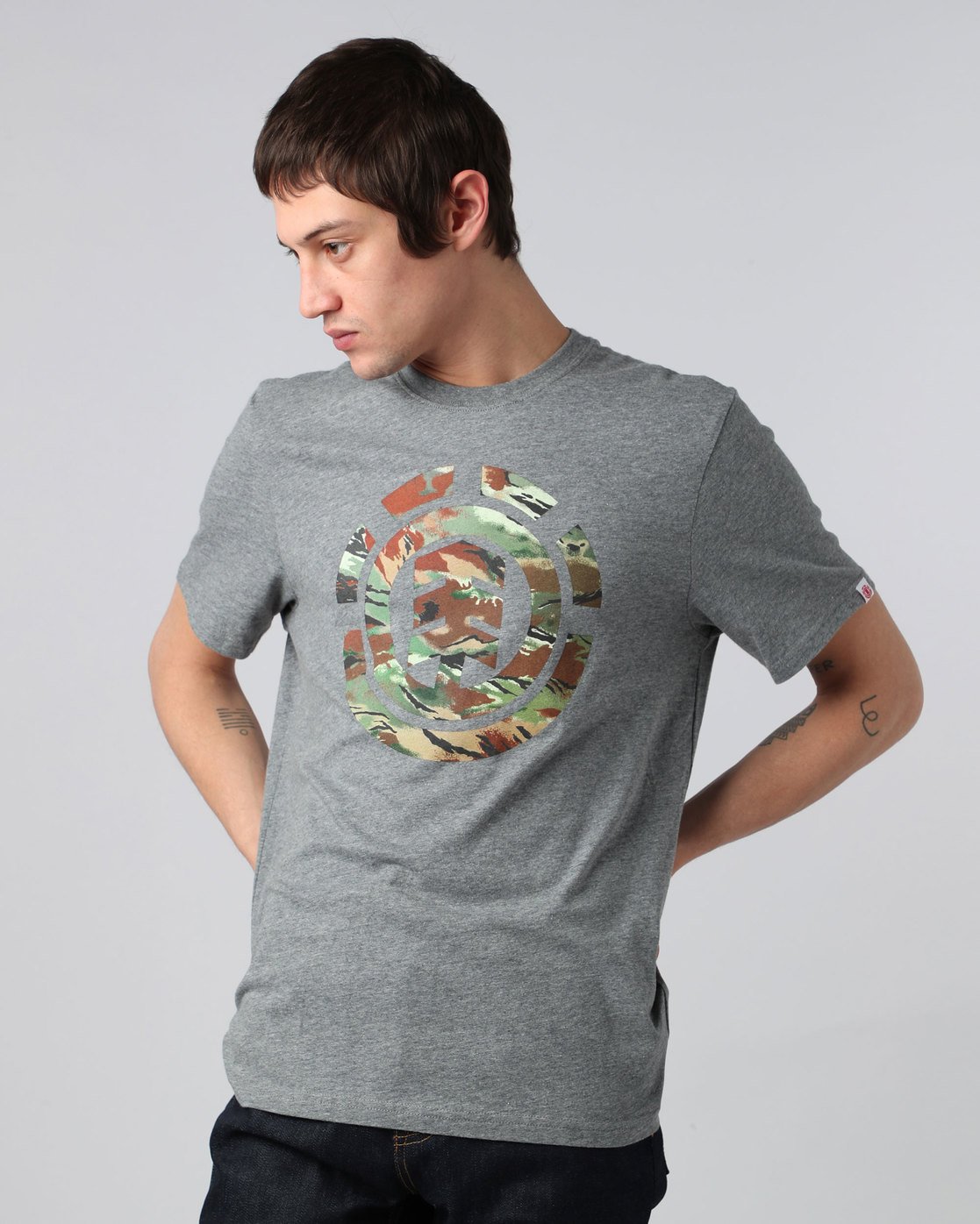 0 Sawtooth Ss - Tee Shirt for Men  H1SSB5ELP8 Element