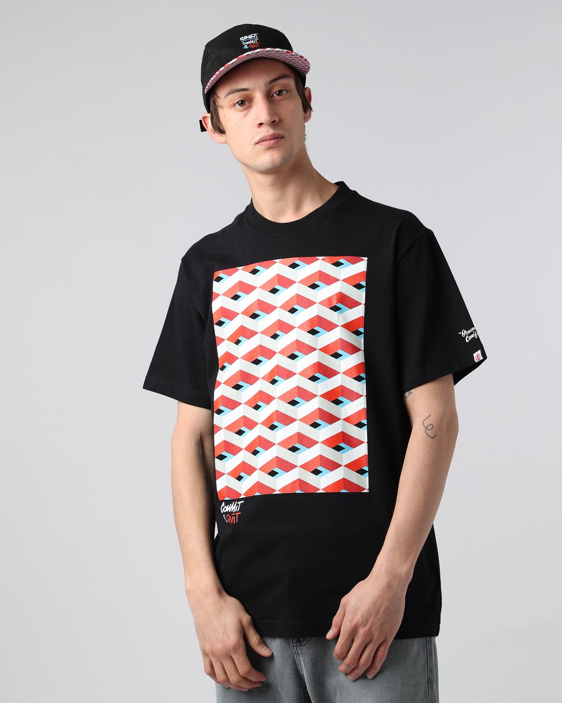 0 Commit Block Ss Tee - Tee Shirt for Men  H1SSH5ELP8 Element