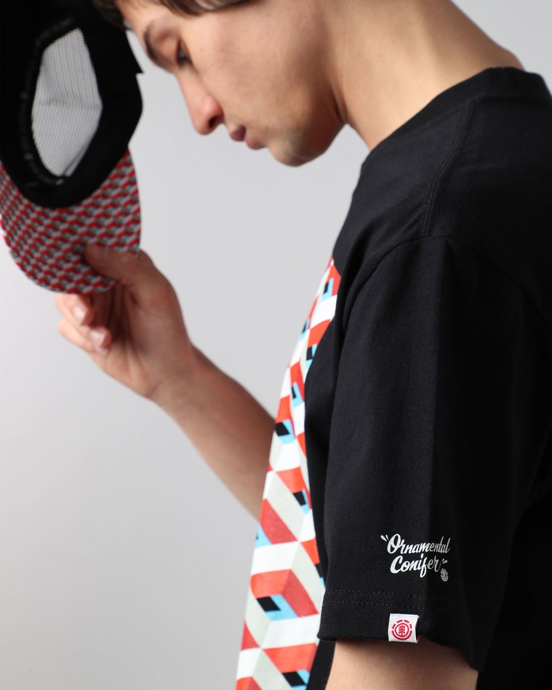 1 Commit Block Ss Tee - Tee Shirt for Men  H1SSH5ELP8 Element