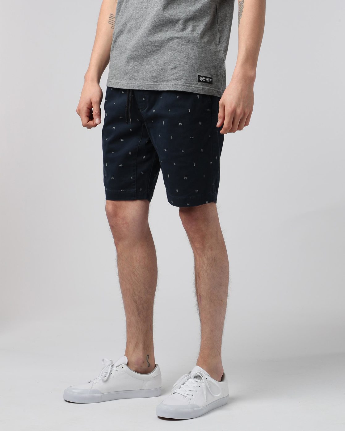 1 Altona Print Wk - Walkshort for Men Blue H1WKB2ELP8 Element