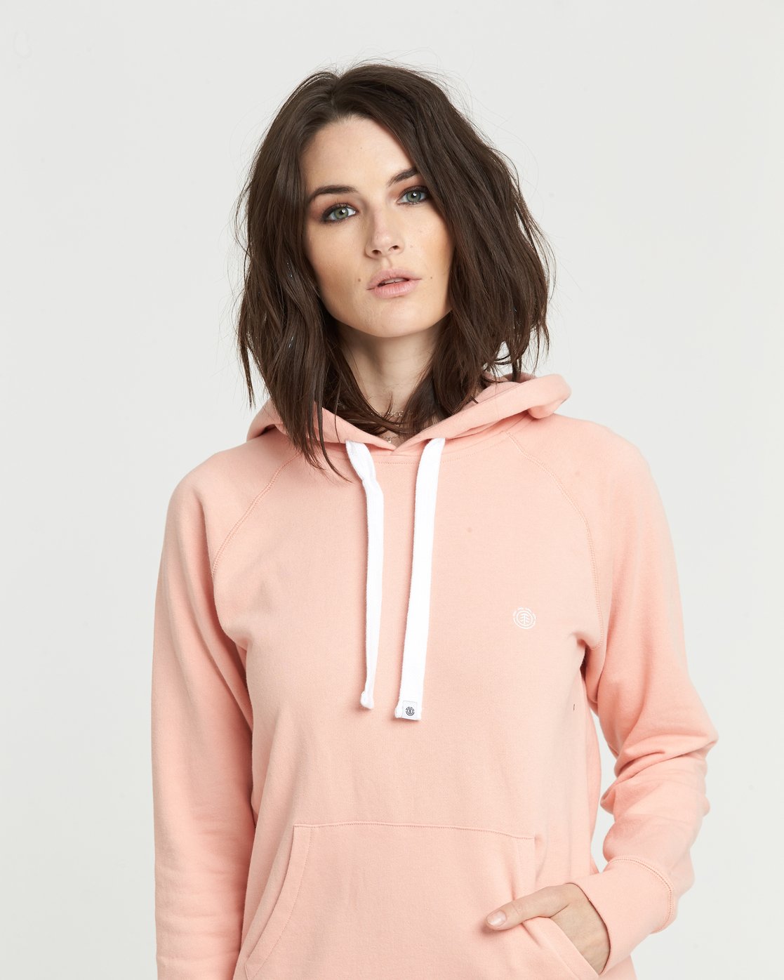 coral hoodie