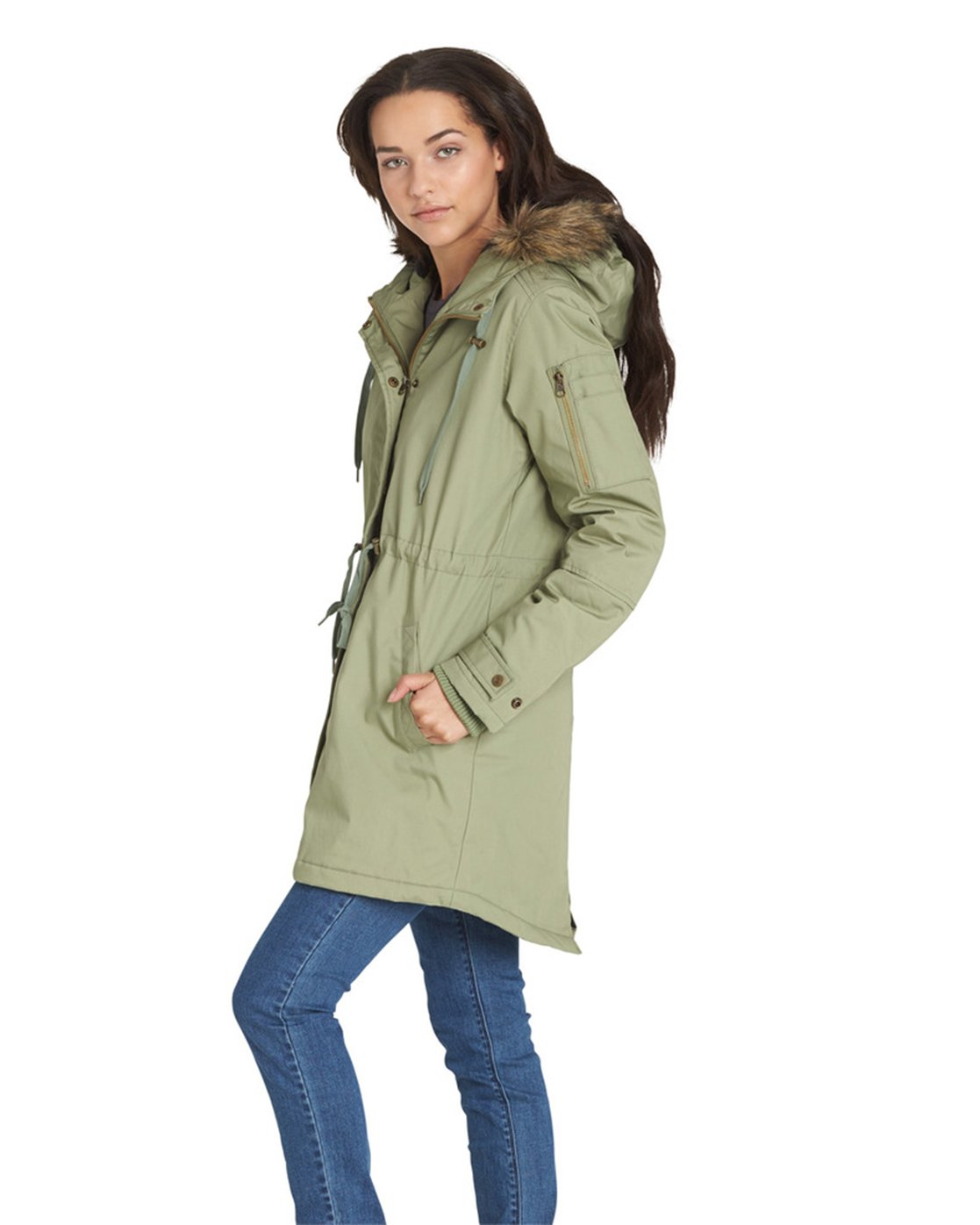 element curious twill jacket