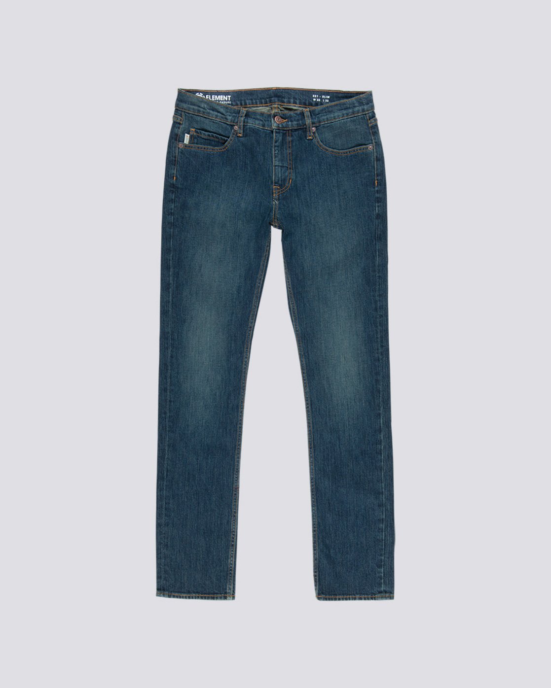 0 E01 - Slim Fit Jeans for Men Blue L1PNA1ELF8 Element