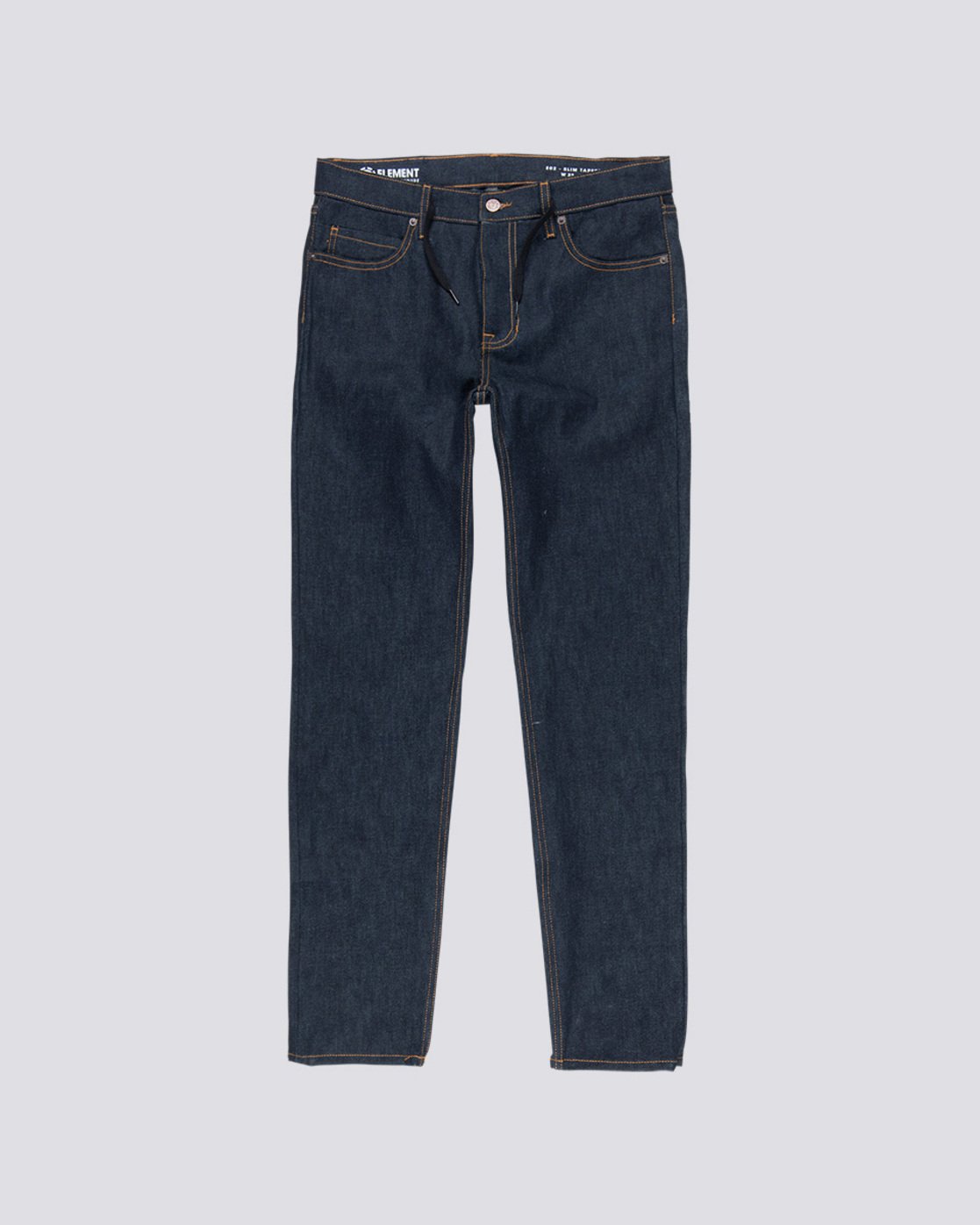 0 E02 - Slim Straight Fit Jeans for Men Blue L1PNA2ELF8 Element