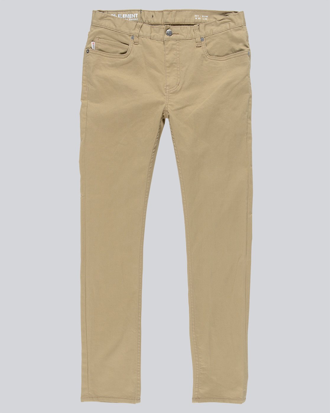 0 E01 Color - Slim Fit Jeans for Men Gray L1PNA5ELF8 Element