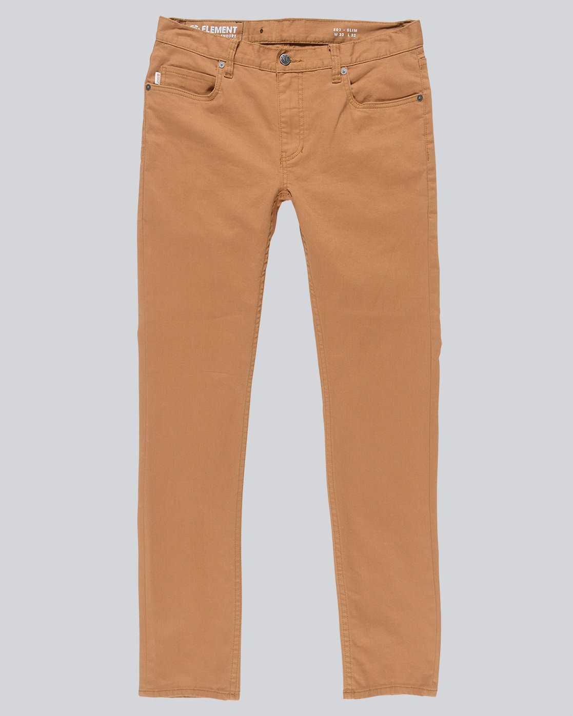 0 E01 Color - Slim Fit Jeans for Men Brown L1PNA5ELF8 Element