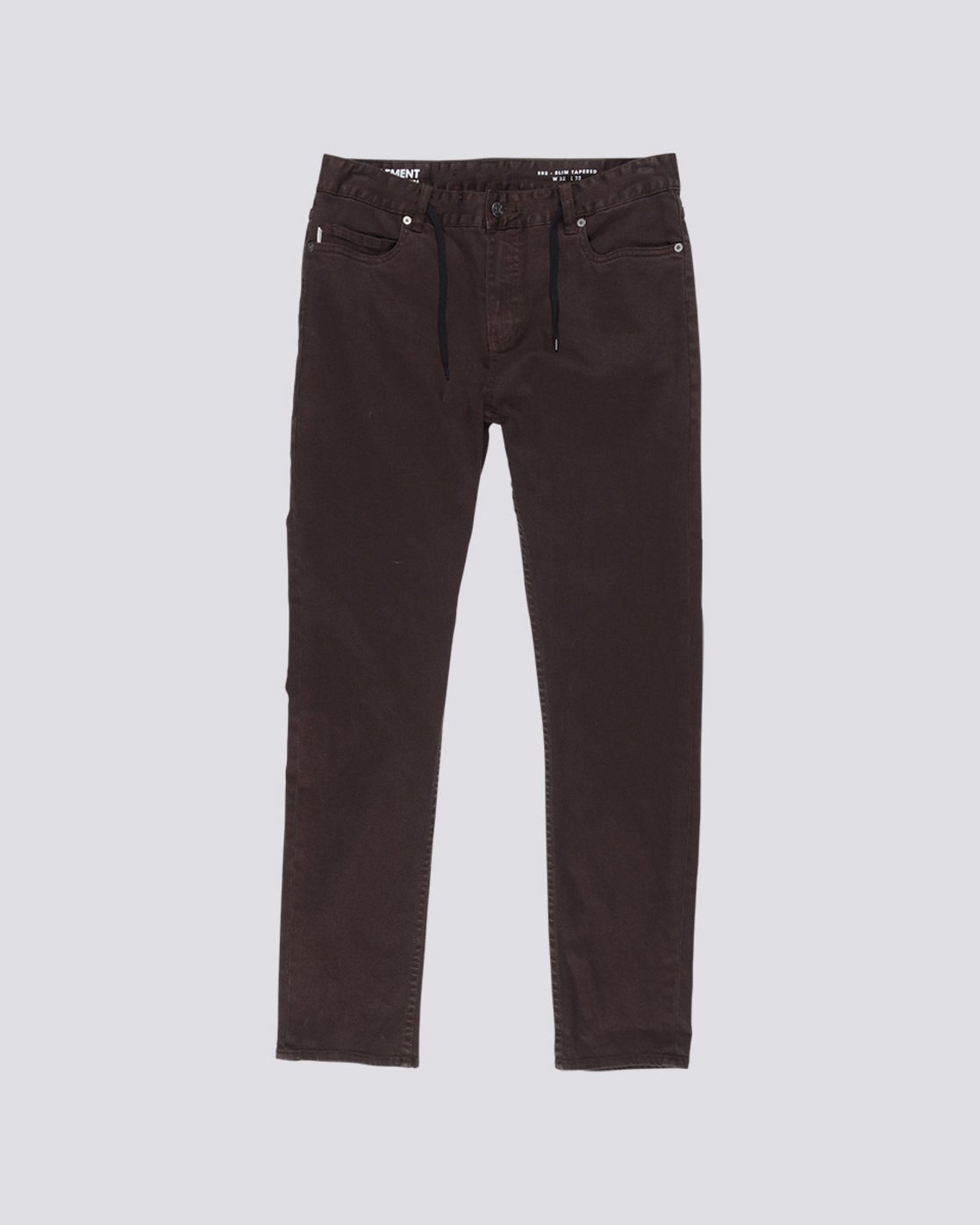 0 E02 Color - Slim Straight Fit Jeans for Men Brown L1PNA6ELF8 Element