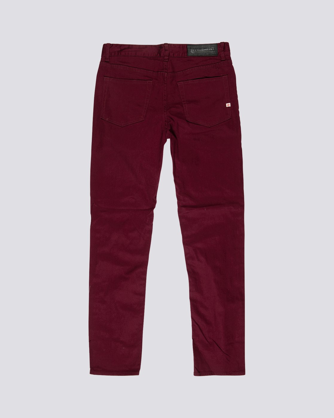 1 E02 Color - Slim Straight Fit Jeans for Men Red L1PNA6ELF8 Element