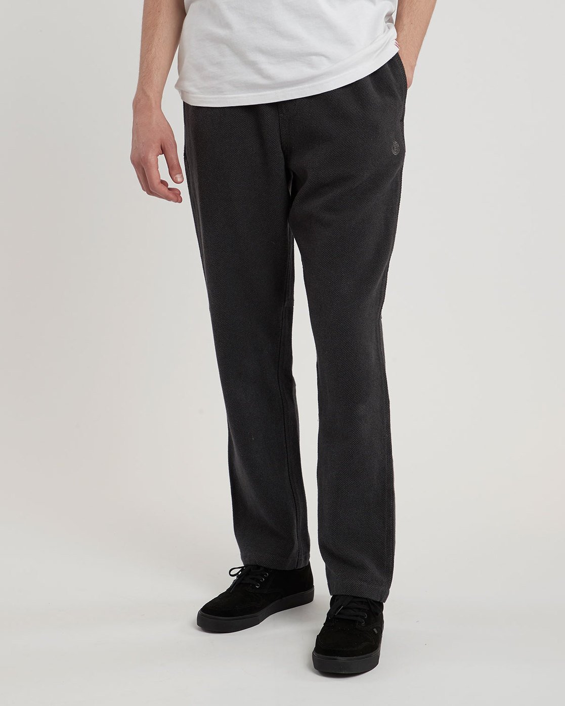 0 Pull Up Flannel Pant - trousers for Men Black L1PTA9ELF8 Element