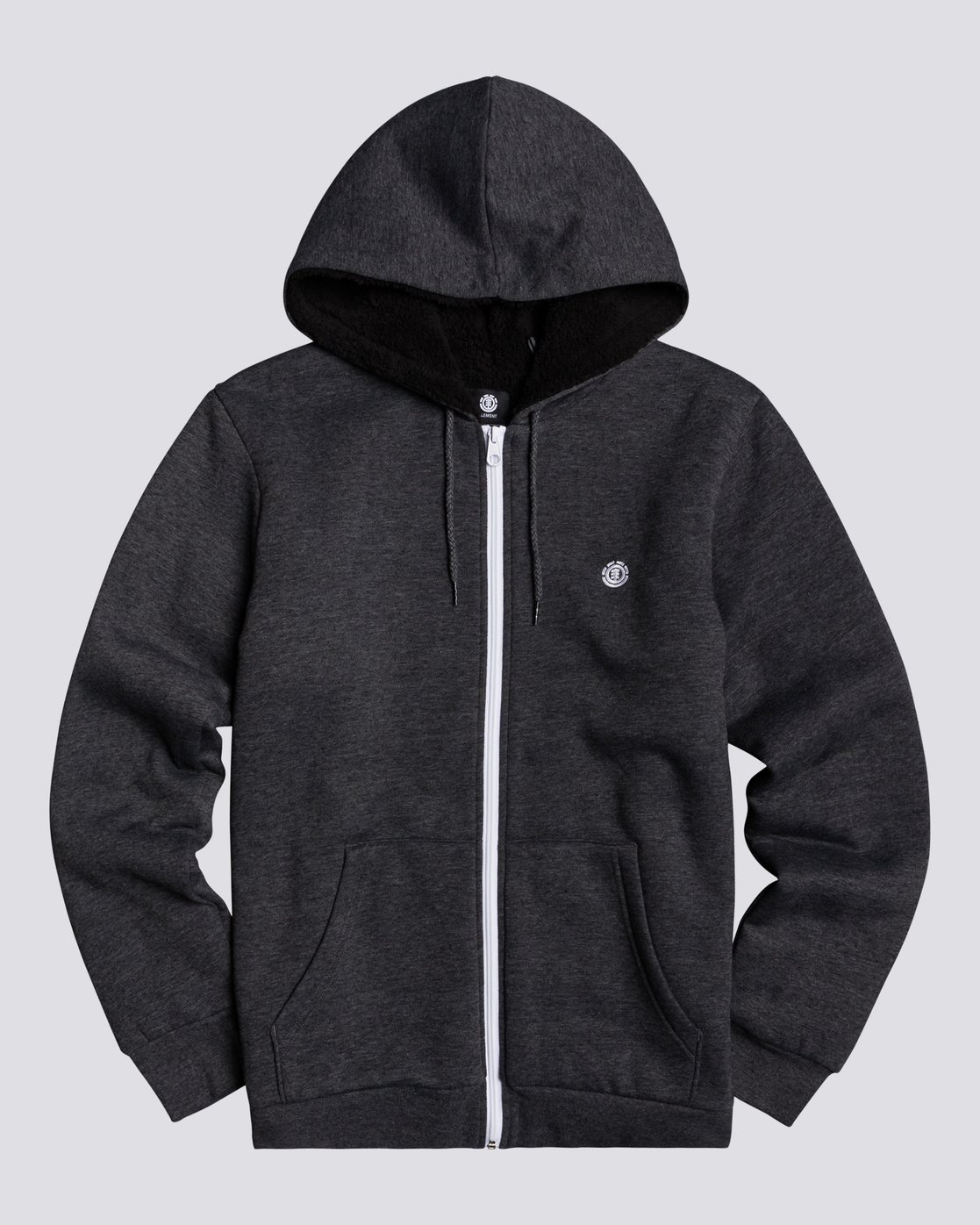 3 Bolton - Zip-Up Hoodie Gray L1WAA3ELF8 Element