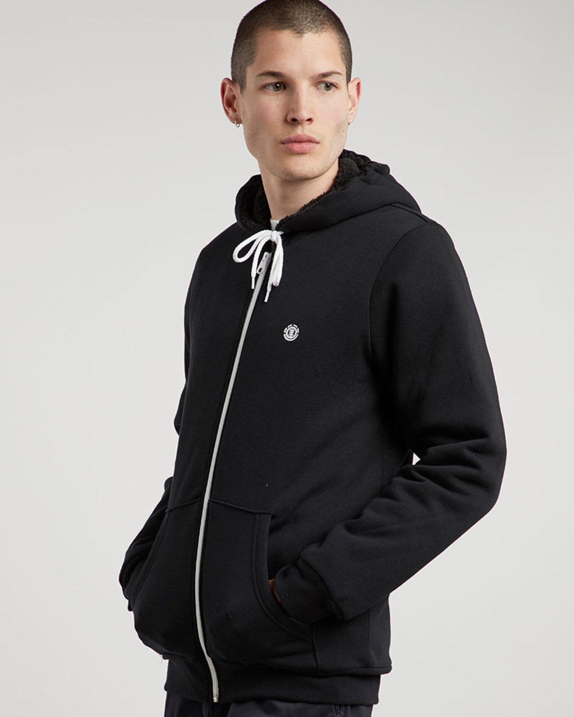 0 Bolton - Zip-Up Hoodie Black L1WAA3ELF8 Element