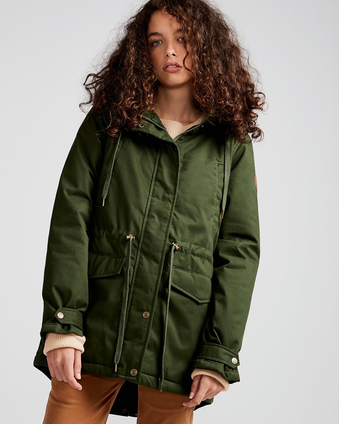 element curious twill jacket