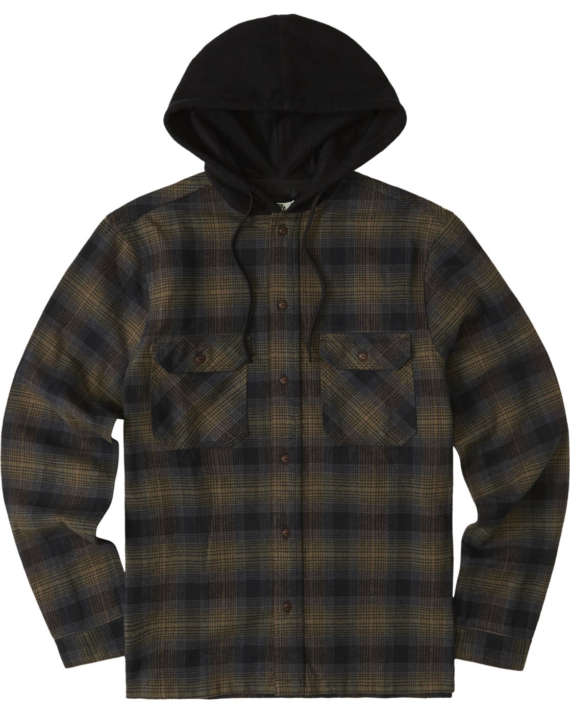 flannel shirt with a hood