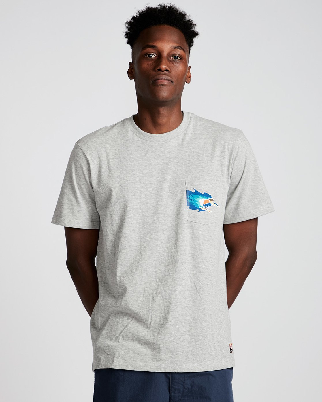 0 Hoffman Pkt Ss - Knit for Men Gray N1KTB7ELP9 Element