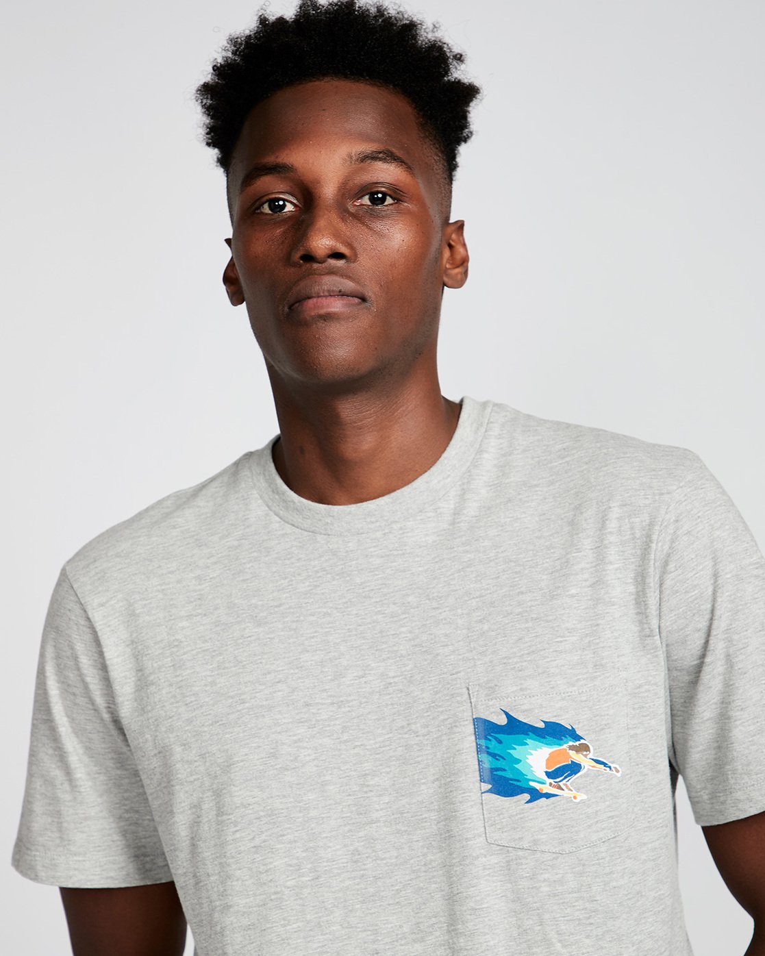 1 Hoffman Pkt Ss - Knit for Men Gray N1KTB7ELP9 Element