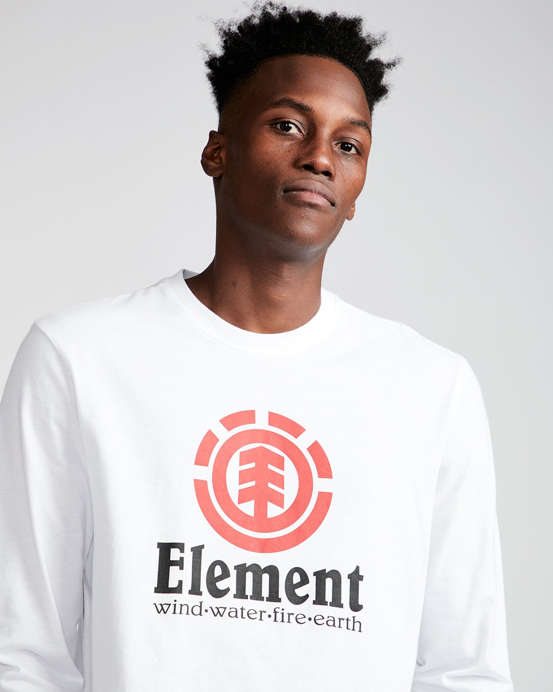 1 Vertical Ls - Tee Shirt for Men White N1LSB1ELP9 Element