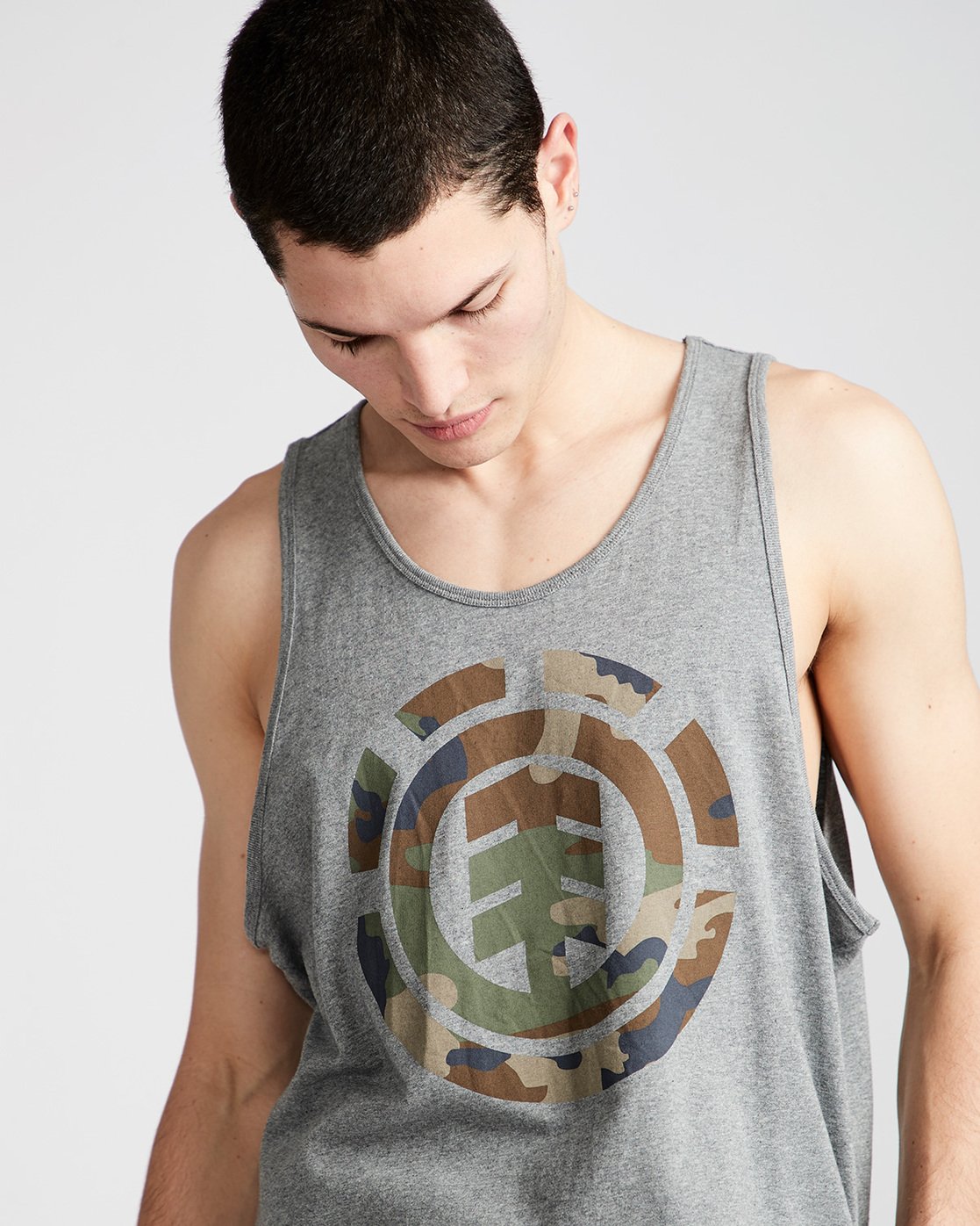 1 Foundation Icon Tank - Tee Shirt for Men Gray N1SGA1ELP9 Element
