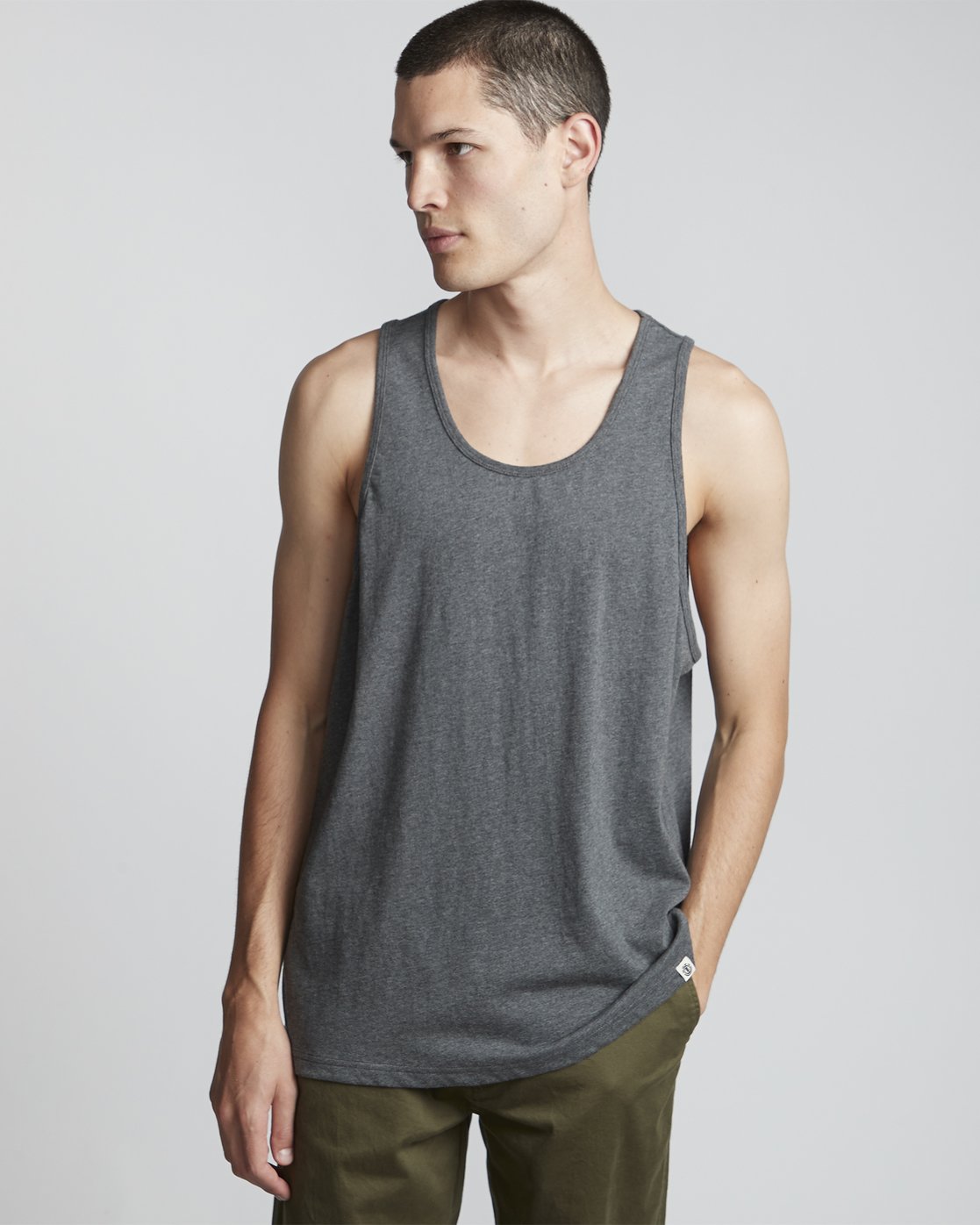 0 Basic - Vest for Men Gray N1SGA6ELP9 Element