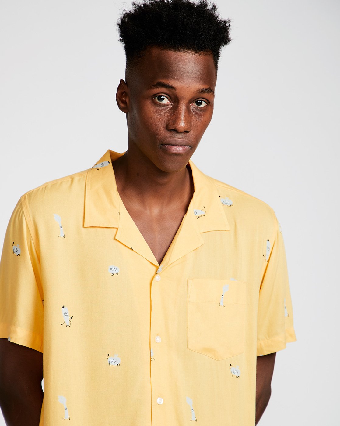 1 Yawyd Ss - Shirt for Men Yellow N1SHA6ELP9 Element