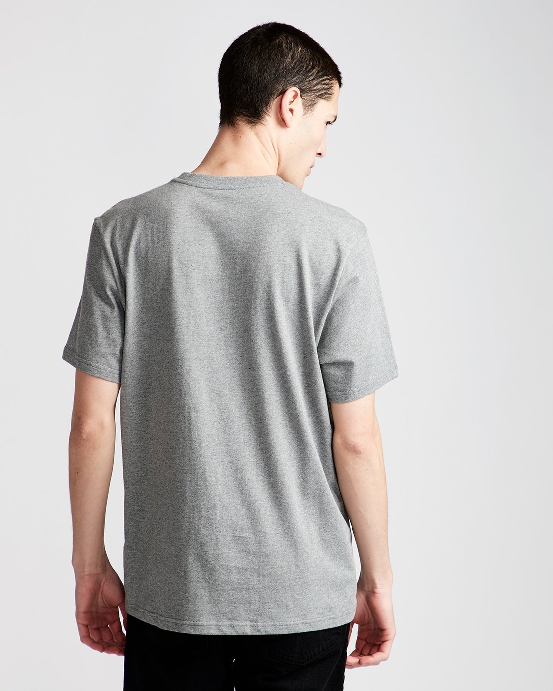 2 Stencil Ss - Tee Shirt for Men Gray N1SSE6ELP9 Element