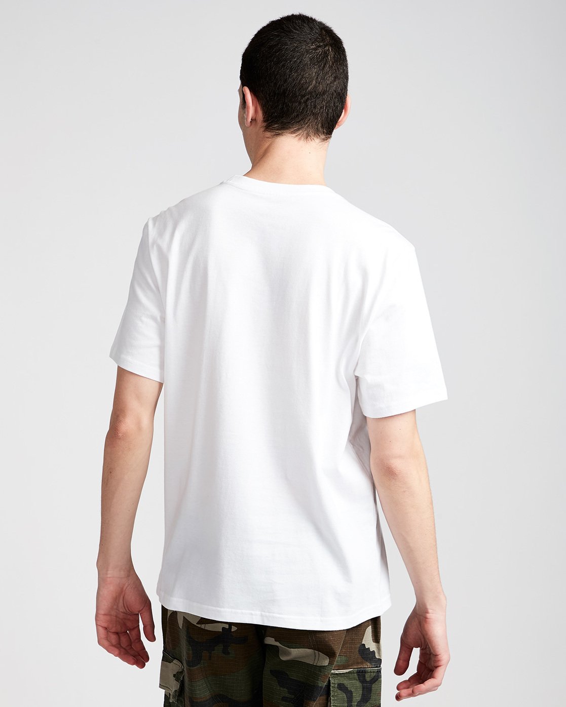 2 Basic - Short Sleeve T-Shirt for Men White N1SSG1ELP9 Element